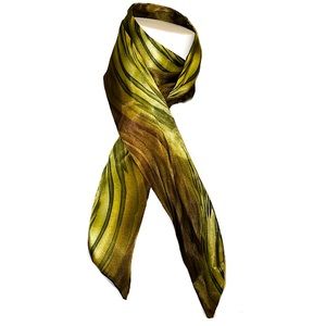 Silk Neckerchief / Vintage 90’s / Organic Print